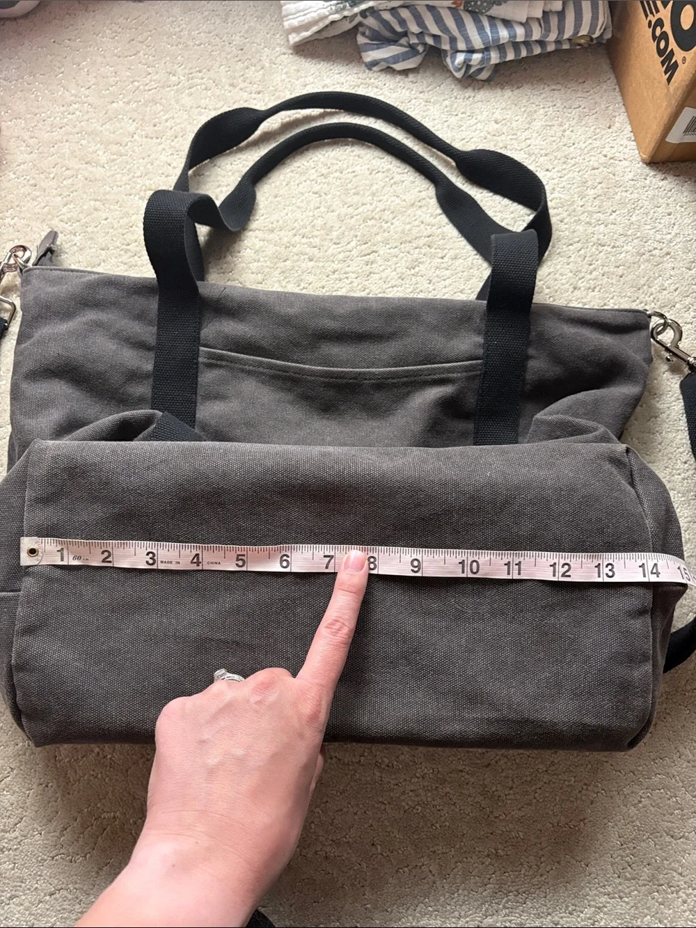 Lo & Sons Catalina Deluxe Tote Canvas Gray